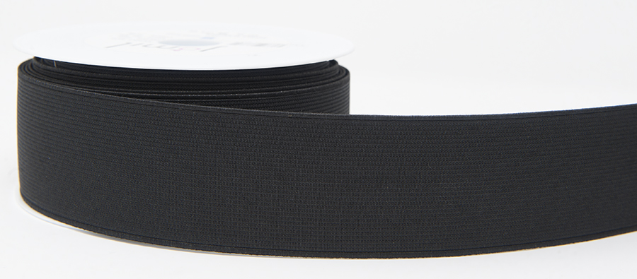 50mm Elastic Black